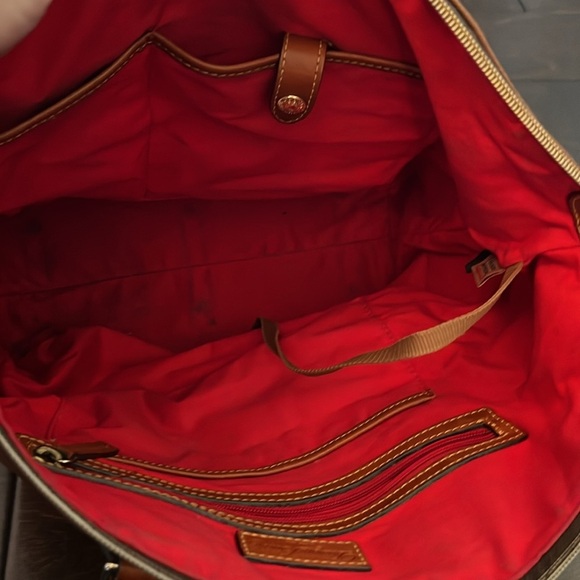 Dooney & Bourke brown canvas bag EUC - Picture 12 of 16